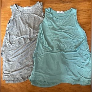 Latched Mama Nursing Tank Tops- size XS